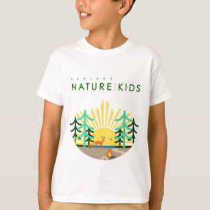 Explorar la naturaleza con gráficos de camisetas 