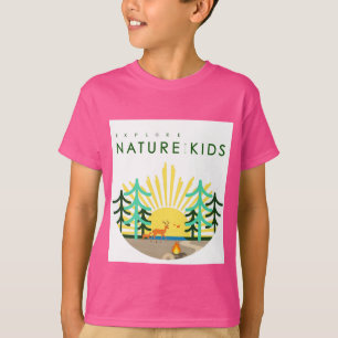 Explorar la naturaleza con gráficos de camisetas 