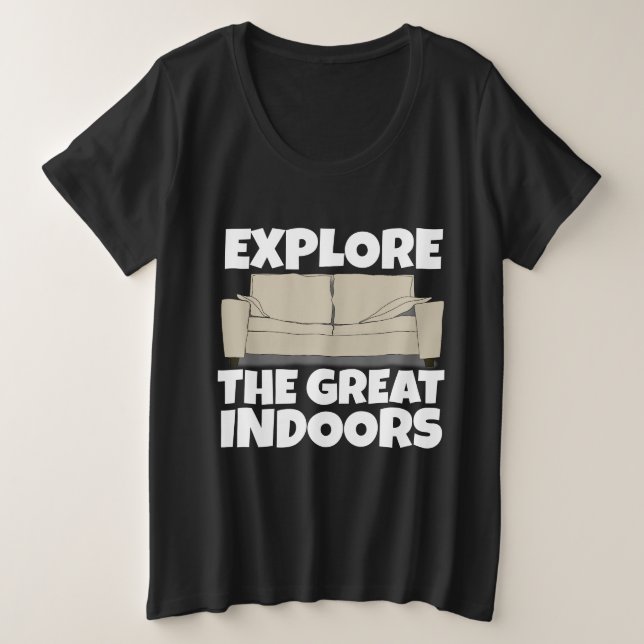 EXPLORAR LAS GRANDES Camisetas DE HOMEBODY DENTRO (Anverso del diseño)