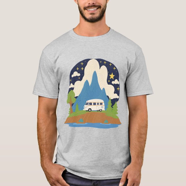 Explorar más - Camiseta de aventuras y viajes (Anverso)