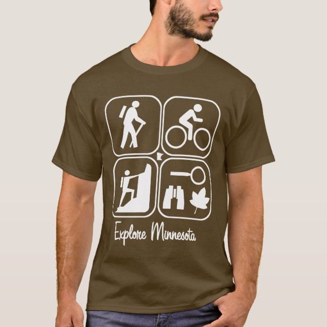 Explore la camisa de los Rótulos de Minnesota (Anverso)