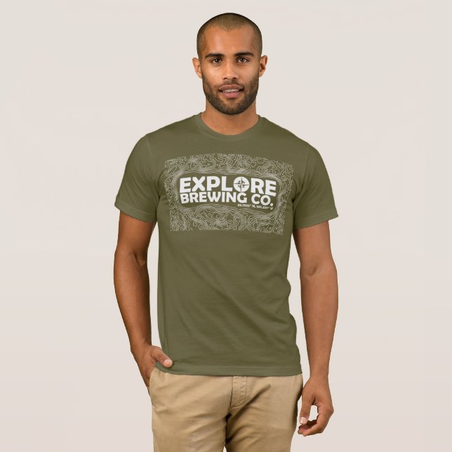 Explore la camiseta de la elaboración de la (Anverso completo)