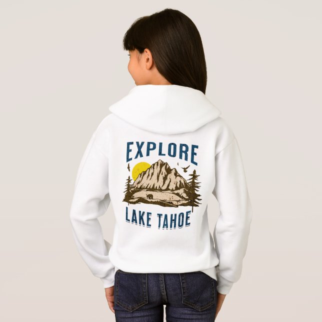 Explore las montañas del lago Tahoe en California  (Reverso completo)