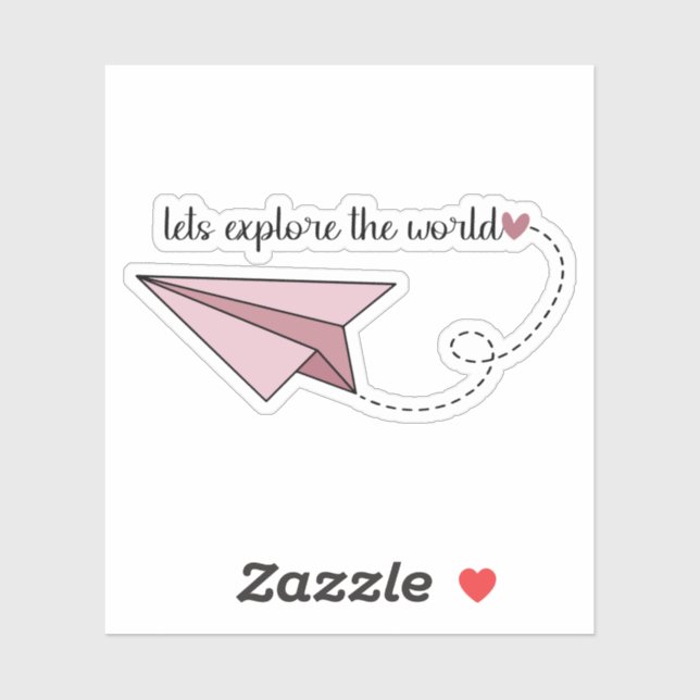 Exploremos el Pegatina mundial (Hoja)