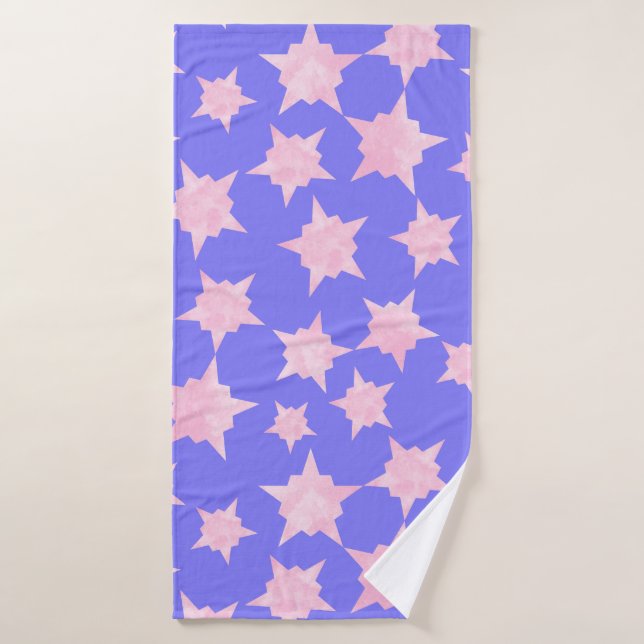 Explosión cósmica rosa (Toalla de baño)