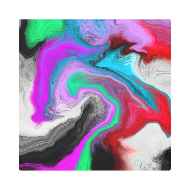 Explosión de arte de mármol colorido (Anverso)