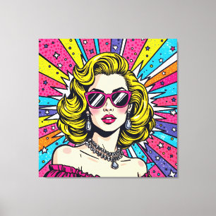 Explosión de arte pop - Cómic retro Glam