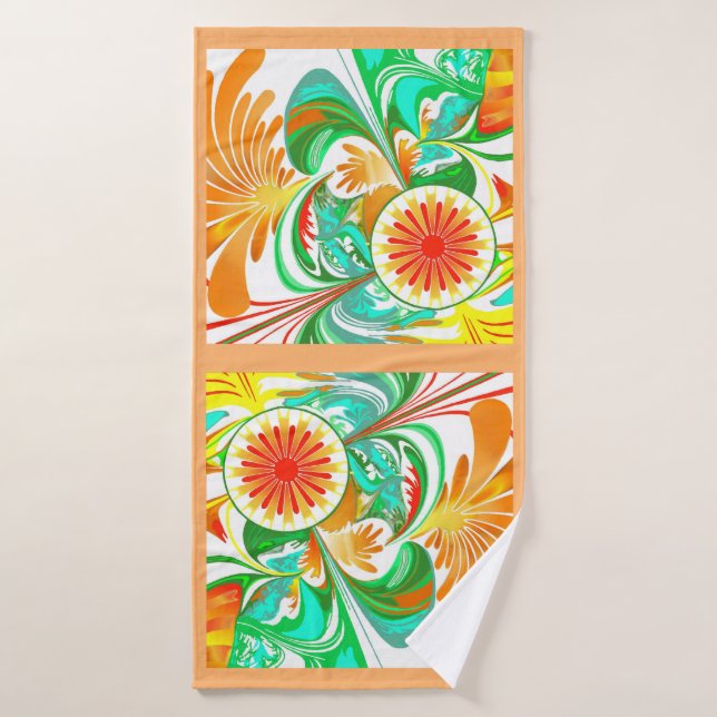 Explosión de cítricos (Toalla de baño)