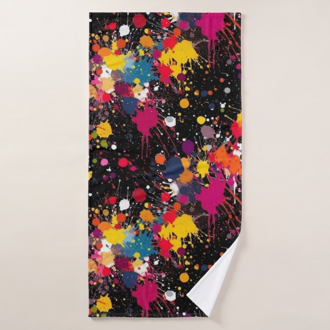 Explosión de color (Toalla de baño)