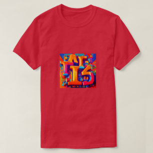 "Explosión de graffiti de Hip-Hop: Camiseta colori