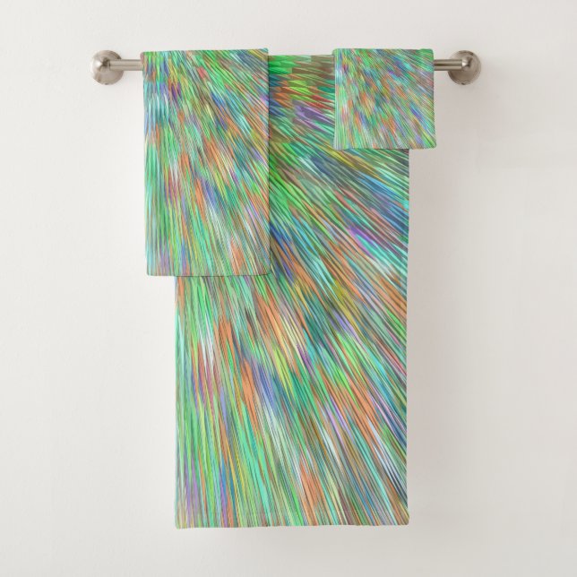 Explosión de iluminación de arco iris verde esmera (In situ)