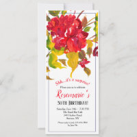 Explosión de invitación roja