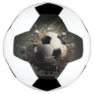Explosión de la pelota de fútbol