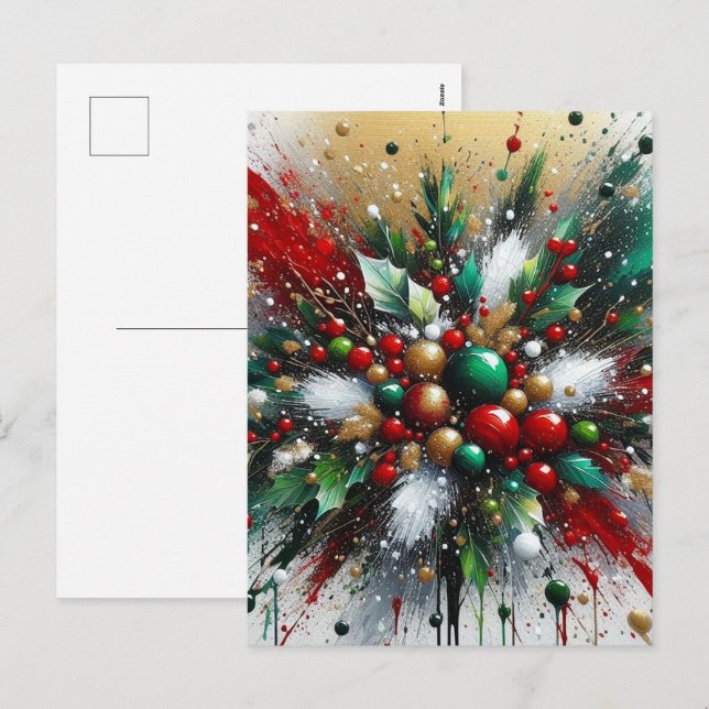 Explosión de Navidad / Estallidos Blancos (Anverso / Reverso)