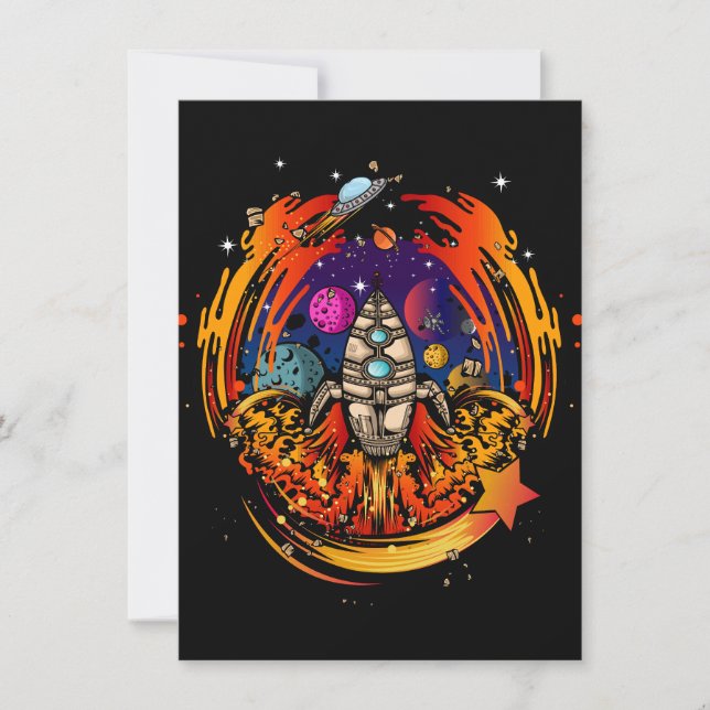 Explosión en el espacio (Anverso)