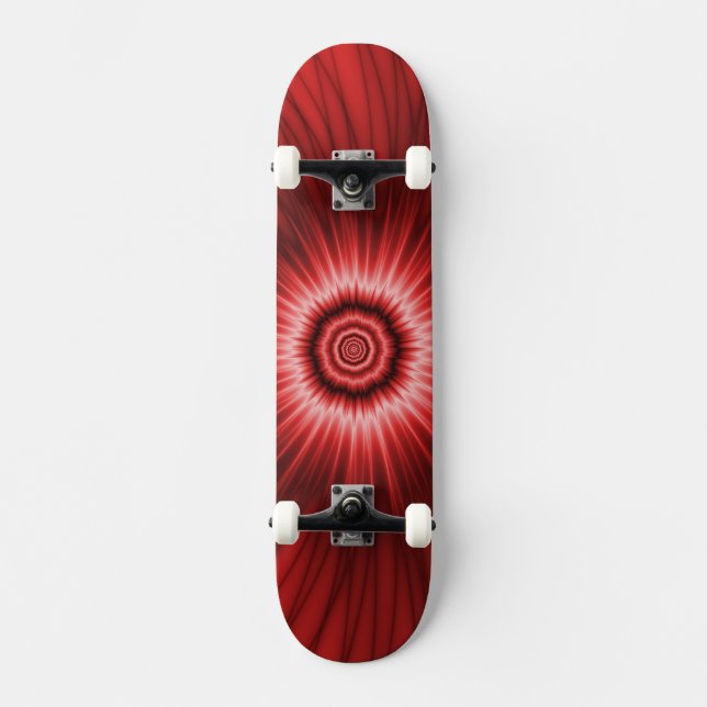 Explosión Roja en Skateboard (Anverso)