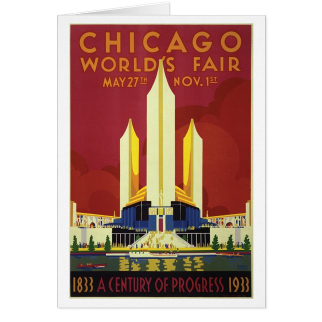 Expo 1933 de la feria de mundo de Chicago (Frente)