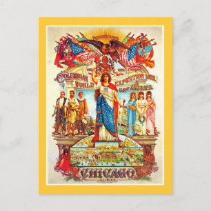 Exposición colombiana - postal