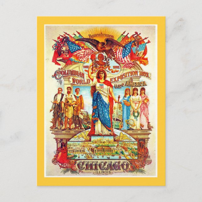 Exposición colombiana - postal (Anverso)