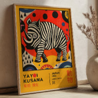 Exposición de Arte Japonés Retro de Rinoceronte de