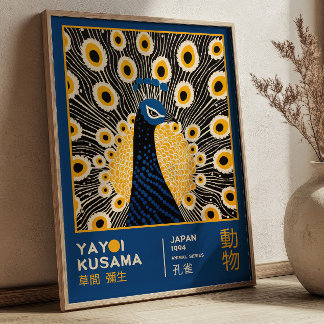 Exposición de Arte Japonés Yayoi Kusama Pavo Real