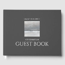 Exposición de arte Libro de invitados personalizad