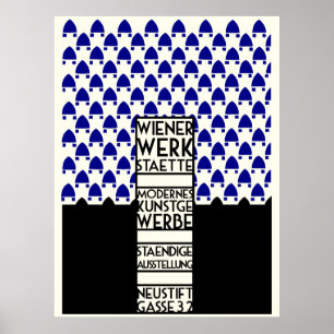 Exposición de arte retro de Wiener Werkstaette
