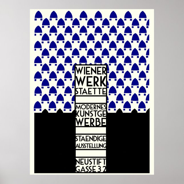 Exposición de arte retro de Wiener Werkstaette (Frente)