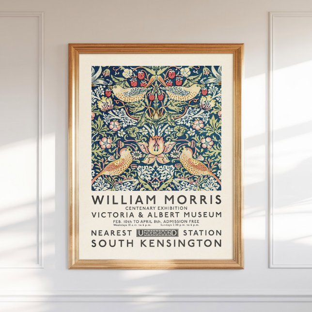 Exposición de arte William Morris Strawberry Thief (Subido por el creador)