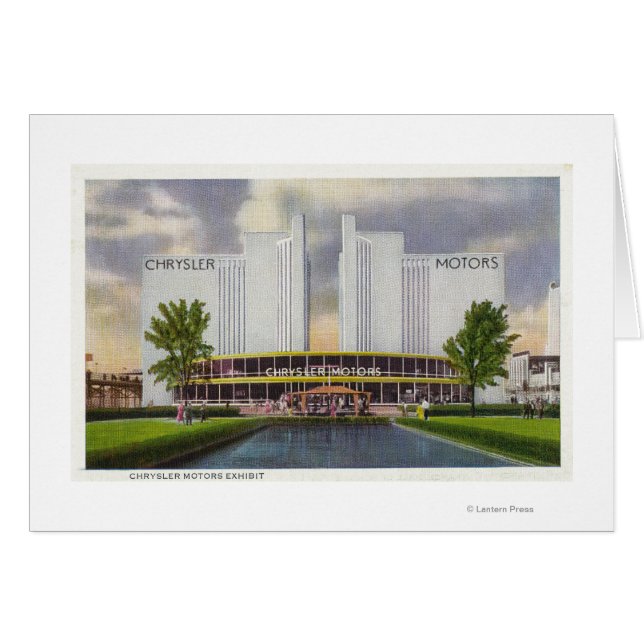 Exposición de Chrysler Motors, Feria Mundial de 19 (Anverso (Horizontal))