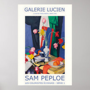 Exposición de flores de Sam Peploe Impresión escoc