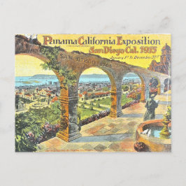 Exposición de Panamá en San Diego - Postal de époc