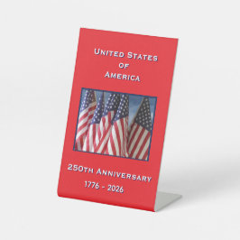 Expositor En L 250° Aniversario Patriótico de los Estados Unidos