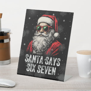 Expositor En L 67 Meme Divertido Santa Dice Seis Siete Navidad