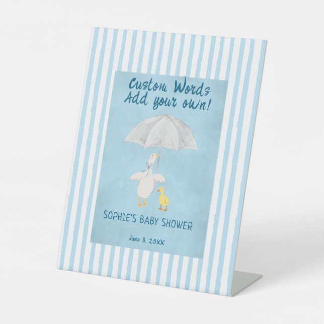 Expositor En L A Little Goose Is On The Way Custom Words  (Anverso)