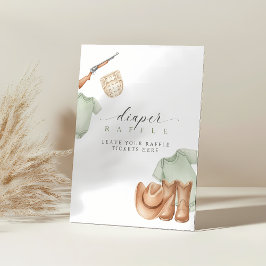 Expositor En L A little hunter is on the way baby shower diaper