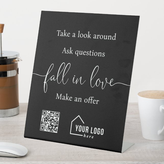 Expositor En L Abierto de personalizado Realtor (In Situ)