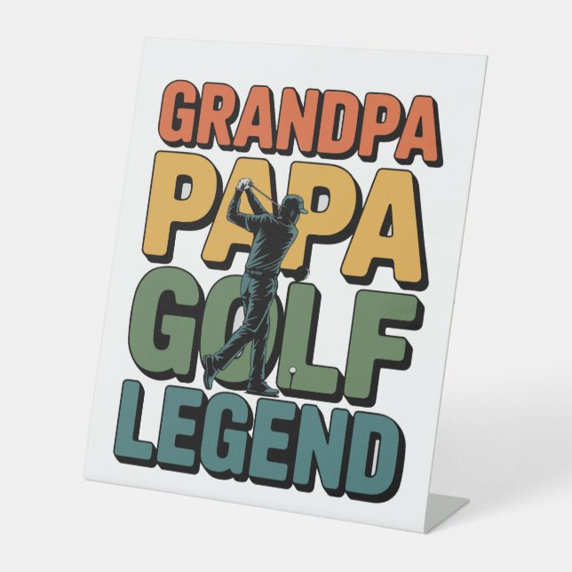 Expositor En L Abuelo abuelo de la leyenda del golf (Anverso)