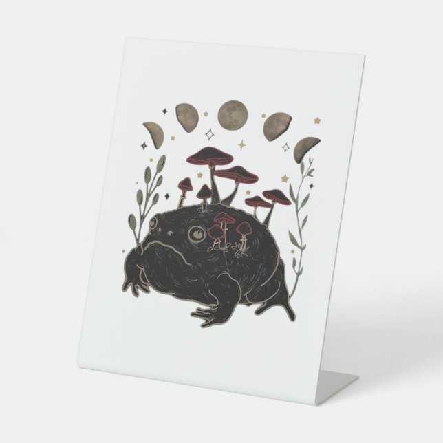 Expositor En L Academia Moon Witchy Goblincore Aesthetic Frog Cla (Anverso)