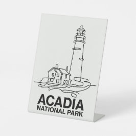 Expositor En L Acadia National Park Lighthouse Line Art