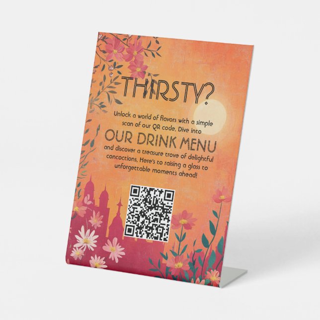 Expositor En L Acceso digital Bebidas de Boda Serenade Sunset (Anverso)