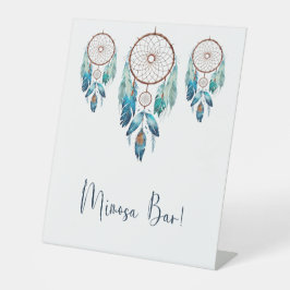 Expositor En L Acuarela acuática Dreamcatcher Mimosa Bar