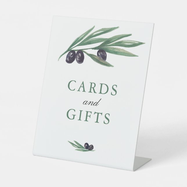 Expositor En L Acuarela deja Boda de olivo  (Anverso)