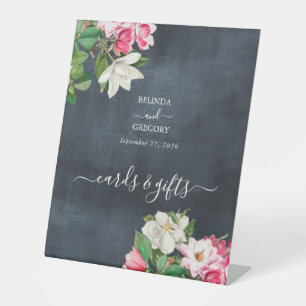 Expositor En L Acuarela Magnolia Flores Regalos de Bodas