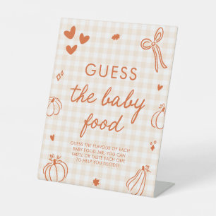 Expositor En L Adivina el Juego de Comida para Bebés de una Calab
