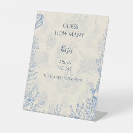 Expositor En L Adivinen cuántos besos Rótulo peatonal