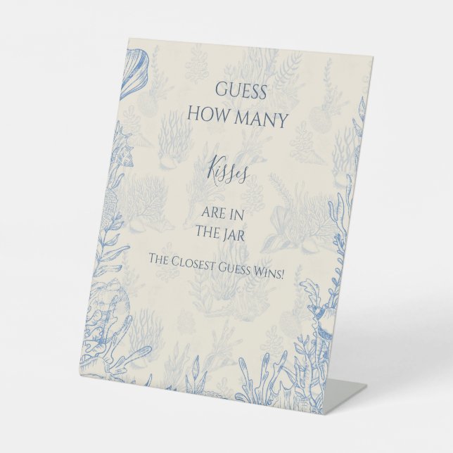 Expositor En L Adivinen cuántos besos Rótulo peatonal (Anverso)