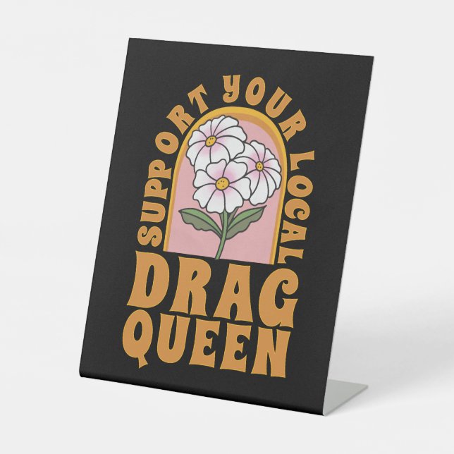 Expositor En L Admita la reina de arrastrar local (Anverso)