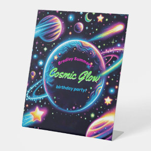 Expositor En L Adolescentes Cosmic Glow Space Tema fiesta de cump