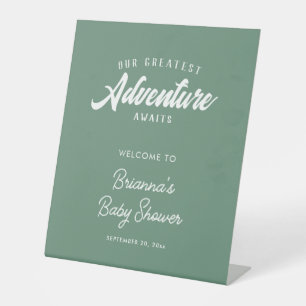 Expositor En L Adventure Awath Green Welcome Baby Shower
